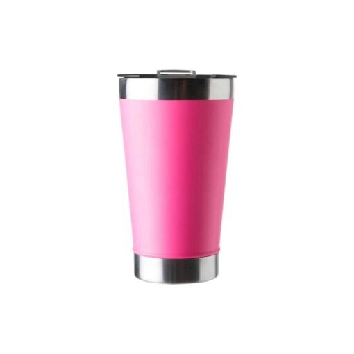COPO TÉRMICO 500ML *LISO C/ ABRIDOR SPX-18645L NA COR ROSA