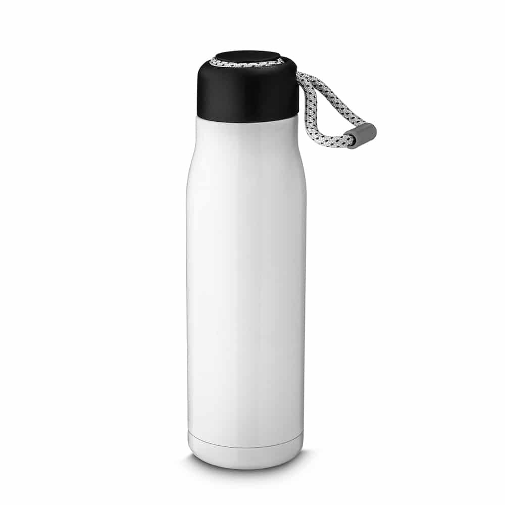 Brinde Personalizado Inox 550Ml - Branco | Brindes Brasil