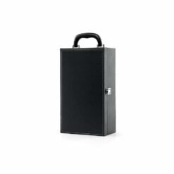 KIT VINHO P/ 2 GARRAFAS SPX-03494 NA COR PRETO