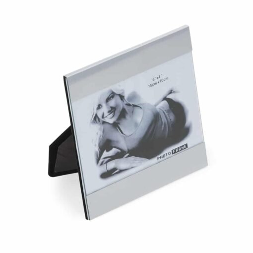PORTA RETRATO DE ALUMINIO 15 X 10 6"X4'  SPX-10900 NA COR PRATA OU CINZA