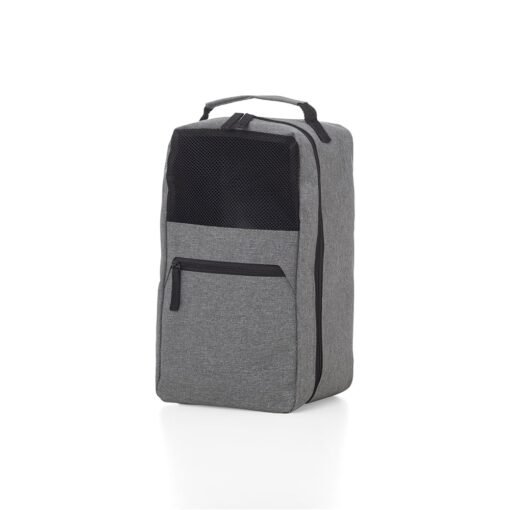PORTA TÊNIS POLIÉSTER SPX-14705 NA COR PRATA
