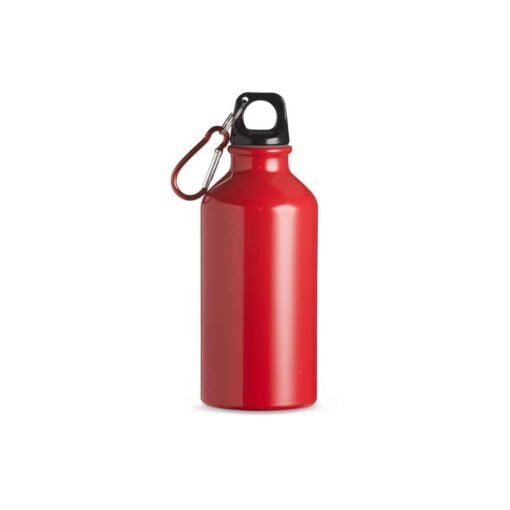 SQUEEZE ALUMÍNIO 420ML C/ MOSQUETÃO SPX-09138 NA COR VERMELHO
