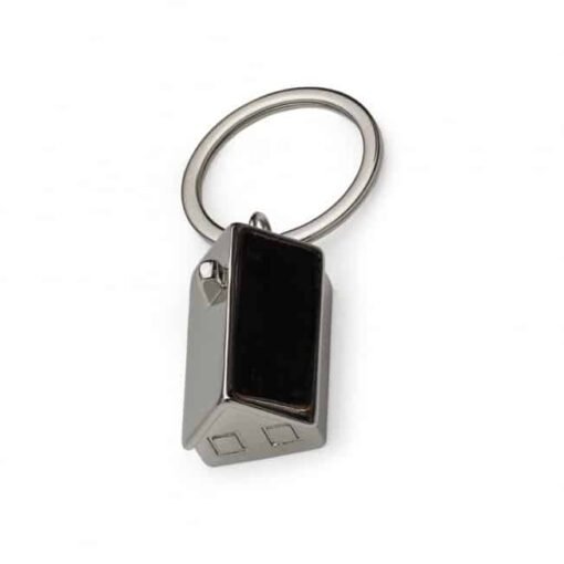 CHAVEIRO FORMATO CASA  SPX-12210 NA COR PRATA