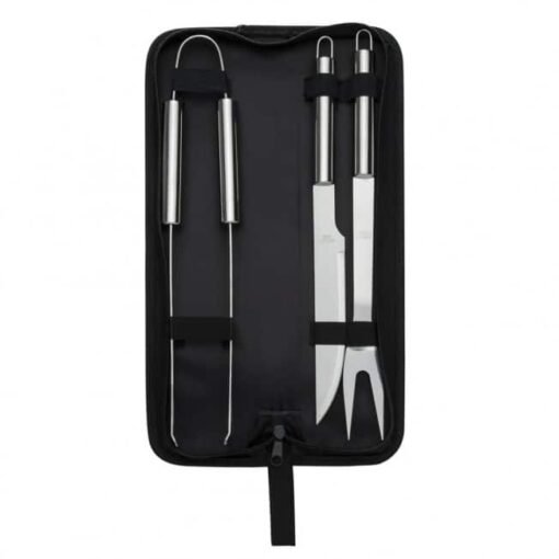 KIT CHURRASCO 3 PEÇAS   SPX-07446 NA COR PRETO OU FUMÊ
