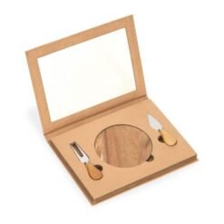 KIT QUEIJO 3PÇS C/ VISOR SPX-14319 NA COR MADEIRA