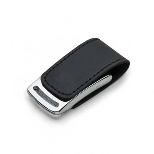 PEN DRIVE DE COURO 4GB SPX-00055-4GB NA COR PRETO