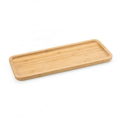 PETISQUEIRA RETANGULAR DE BAMBU 36*15CM SPX-18618 NA COR MADEIRA