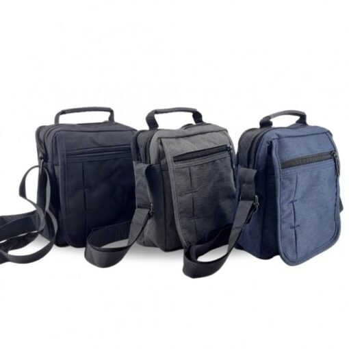 BOLSA DE OMBRO EM NYLON  SPX-12095 NA COR PRETO