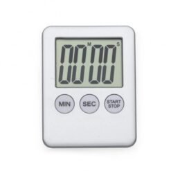 TIMER DIGITAL C/ IMÃ SPX-12959 NA COR PRATA