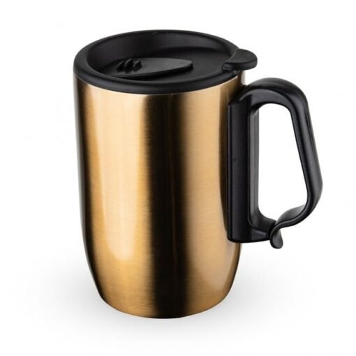 CANECA INOX PAREDE DUPLA 350 ML SPX-18624 NA COR DOURADO