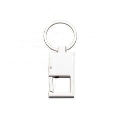 CHAVEIRO DE METAL RETANGULAR  SPX-12191(SEM CAIXINHA) NA COR PRATA