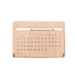 CALENDARIO PERMANENTE MDF/ACRILICO  SPX-P@13856 NA COR MADEIRA