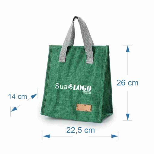 Alternative view of Bolsa Para Brindes Térmica 6L na cor verde