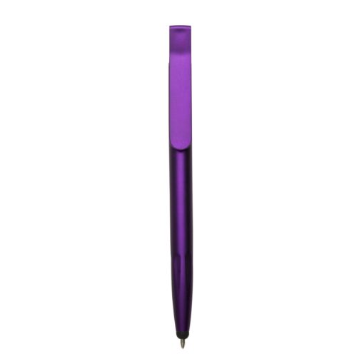 Alternative view of Caneta Personalizada Para Empresas Base Celular Limp. Tela E Ponta Touch na cor roxo