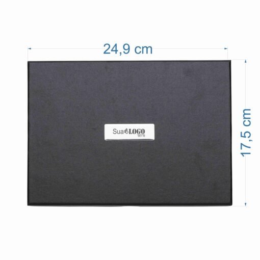 Kit Executivo Personalizado Couro Sintético - Preto SPX-10998-PRE - Imagem 3