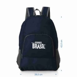 Alternative view of MOCHILA DOBRÁVEL EM NYLON SPX-18539 NA COR AZUL