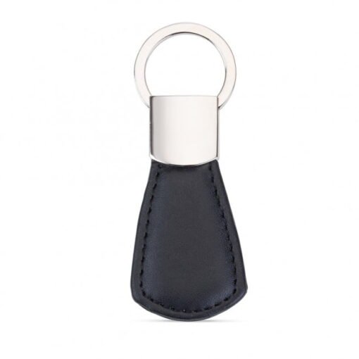CHAVEIRO METAL C/ COURO  SPX-P@10030 NA COR PRETO