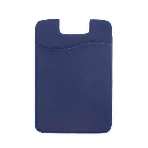 ADESIVO PORTA CARTÃO EMBORRACHADO PARA CELULAR SPX-14990 NA COR AZUL