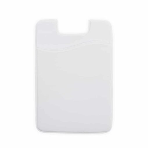 ADESIVO PORTA CARTÃO EMBORRACHADO PARA CELULAR SPX-14990 NA COR BRANCO