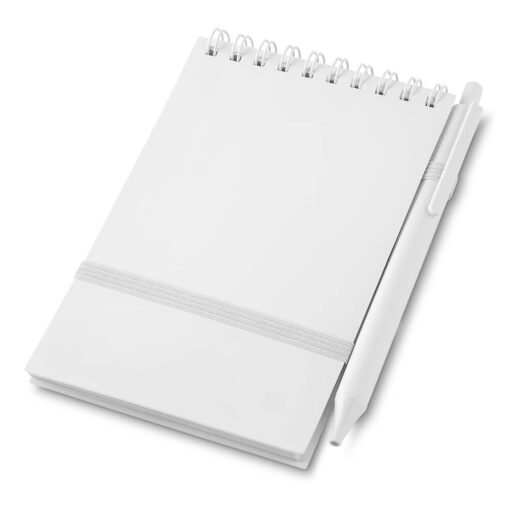 BLOCO DE ANOT. C/ CANETA ANTI-BACTERIANO 14687 na cor BRANCO OU TRANSPARENTE