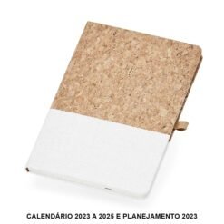 CADERNETA CORTIÇA SPX-P@18712 NA COR BRANCO