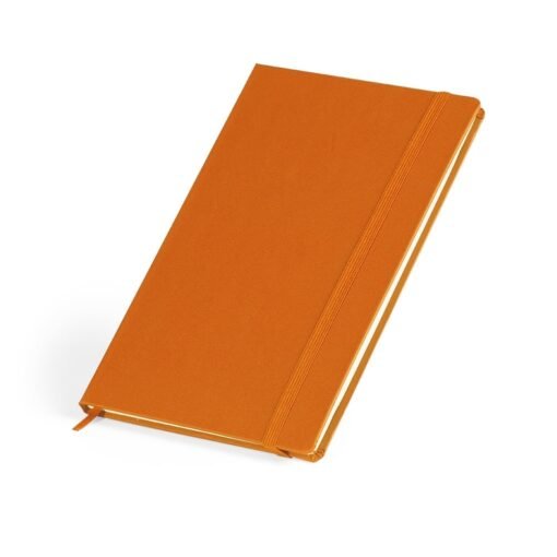 CADERNETA EM COURO SINTÉTICO SPX-14728S NA COR LARANJA