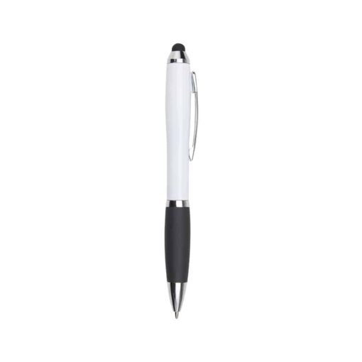 CANETA PLÁSTICA TOUCH SPX-13230 NA COR BRANCO