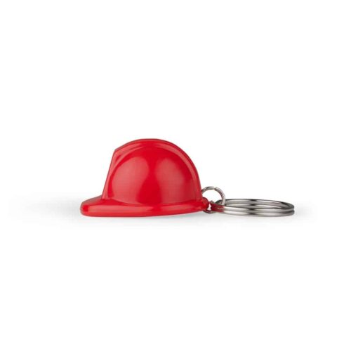 Alternative view of Chaveiro Para Brindes Capacete Epi Plástico na cor vermelho