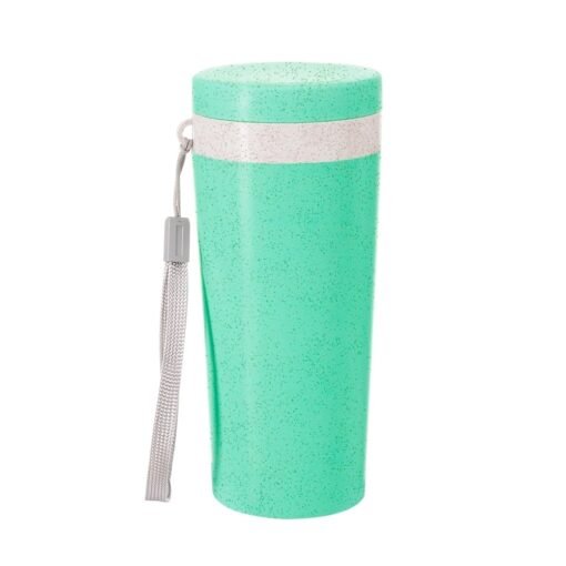 COPO FIBRA DE BAMBU 350ML PAREDE DUPLA SPX-03006B NA COR VERDE