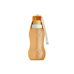 GARRAFA BEBEDOURO PET 400ML SPX-03152 NA COR LARANJA