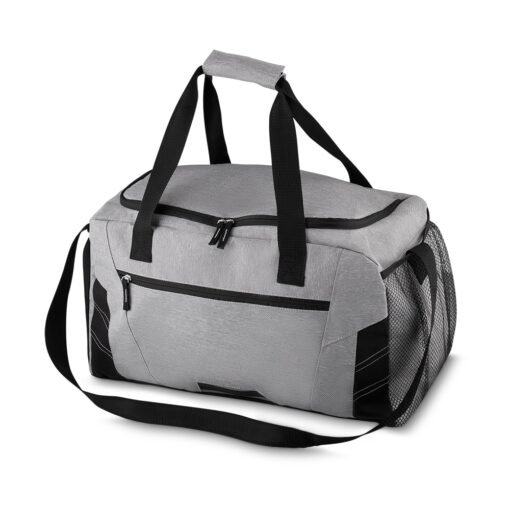 BOLSA ESPORTIVA EM POLIESTER SPX-14044 NA COR PRATA