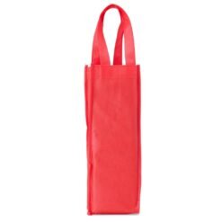 PORTA GARRAFA EM TNT SPX-18736 NA COR VERMELHO