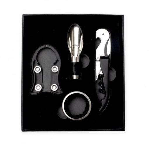 KIT VINHO C/ 4 PEÇAS  SPX-14969 NA COR PRETO