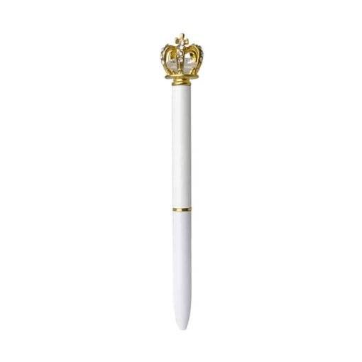 CANETA METAL COROA SPX-P@15049 NA COR BRANCO