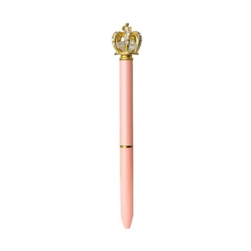 CANETA METAL COROA SPX-P@15049 NA COR ROSA
