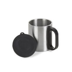 Alternative view of CANECA INOX 180ML C/ TAMPA SPX-07392 NA COR INOX