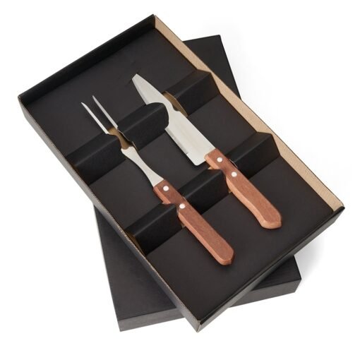Alternative view of Kit Churrasco C/ 3Pç Cx Kraft Madeira E Inox