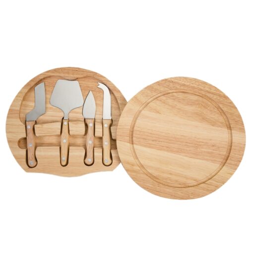 Kit Queijo Personalizado Bambu - Madeira/Inox SPX-08542-MAD - Imagem 3