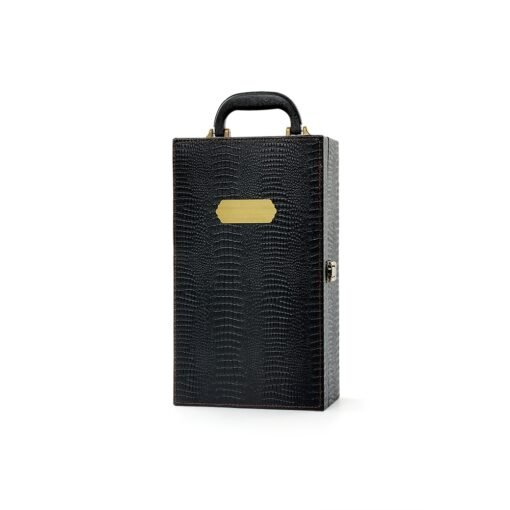 Kit Vinho Personalizado Couro Sintético - Preto SPX-03495-PRE - Imagem 5