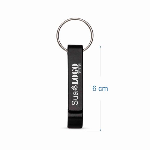 Chaveiro Personalizado - Preto SPX-09824-PRE - Imagem 3