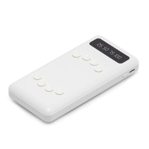 POWER BANK 10.000MAH C/ LANTERNA E MULTISSAÍDAS SPX-08009 NA COR BRANCO