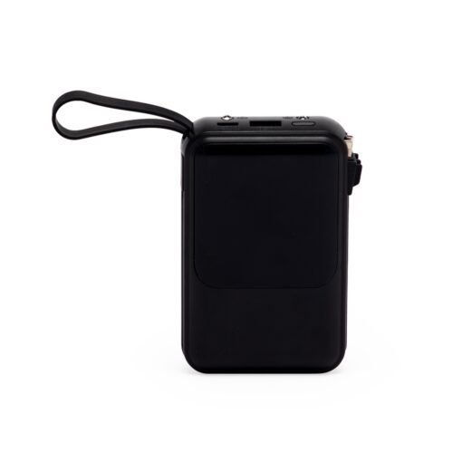 POWER BANK 10.000MAH C/ LANTERNA E MULTISSAÍDAS SPX-08011 NA COR PRETO