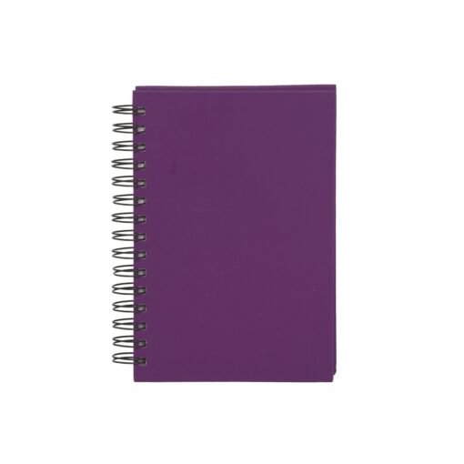 AGENDA WIRE-O CROMATO SPX-14932 NA COR ROXO