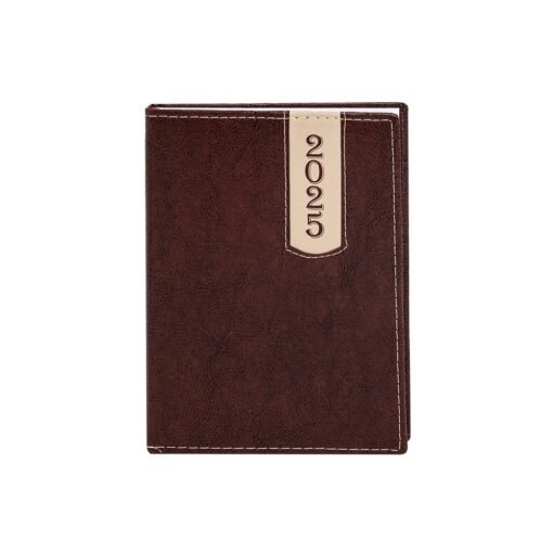 AGENDA COURO SINTETICO PRIME  SPX-14461 NA COR MARROM