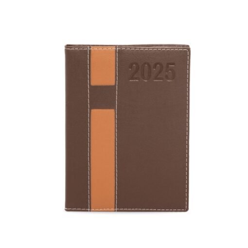 AGENDA COURO SINTETICO SPX-12475 NA COR MARROM