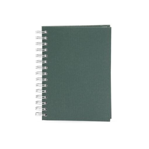 AGENDA WIRE-O METALIZADA  SPX-14026 NA COR VERDE