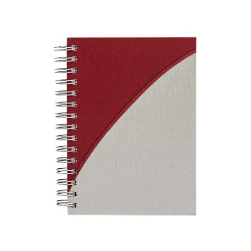 AGENDA WIRE-O METALIZADA MEIA SPX-14027 NA COR VERMELHO