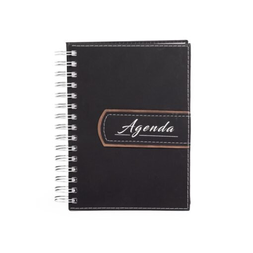 AGENDA DIÁRIA 2024 WIRE-O SPX-14889 NA COR PRETO OU FUMÊ