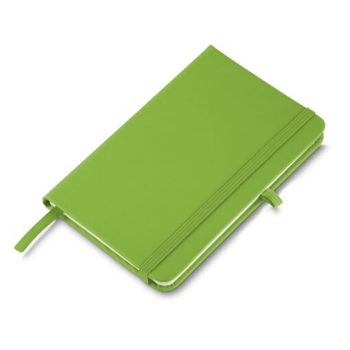 CADERNETA EMBORRACHADA COM PORTA CANETA SPX-14091 NA COR VERDE