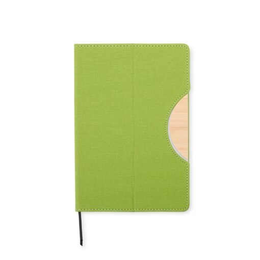CADERNETA COM SUPORTE DE CELULAR SPX-06101 NA COR VERDE